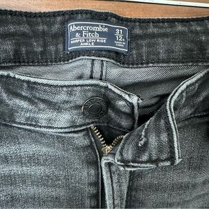 A&F low rise ankle jeans